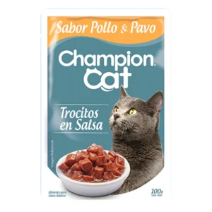 Sachet Champion Cat Pollo y Pavo