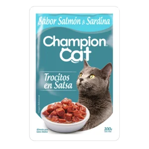 Sachet Champion Cat Salmón y Sardina