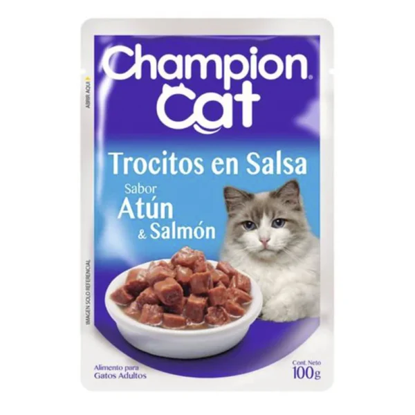 ALG0012 Sachet Champion Cat Atún y Salmón