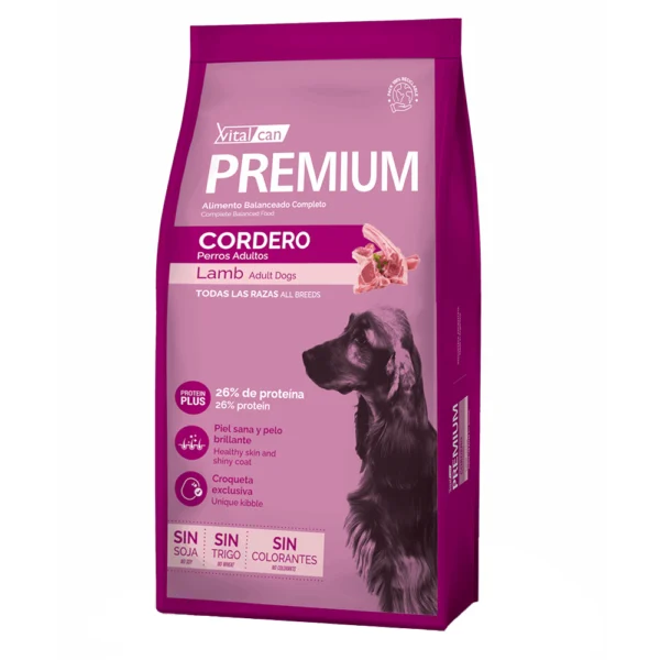Vitalcan Premium Adultos Cordero 22 Kg