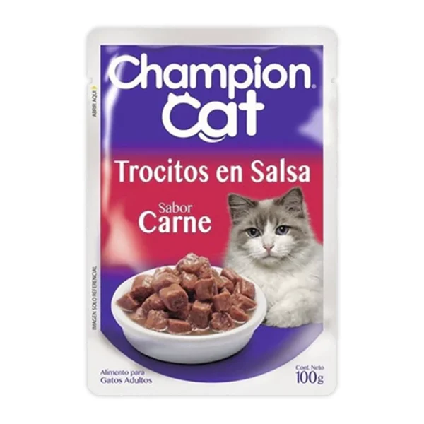 ALG0013 Sachet Champion Cat Carne 100 g