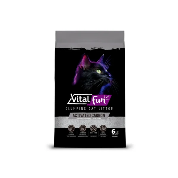 ALG0022 Arena Sanitaria Vitalfun 6 kg Carbón Activado